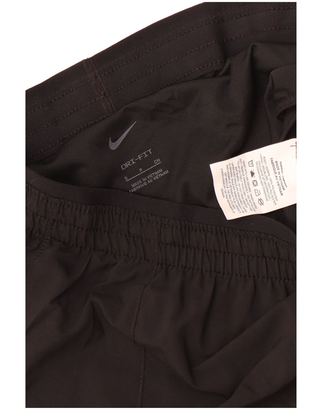 Pantaloni scurți sport Nike Dri Fit pentru femei UK 10 Small Negru Poliester