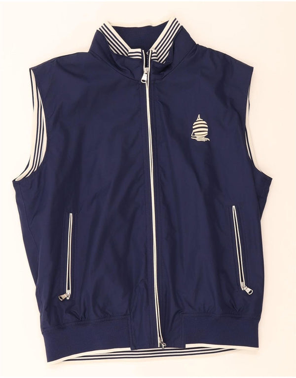 Gilet pentru bărbați Marina Yachting IT 54 2XL poliester bleumarin