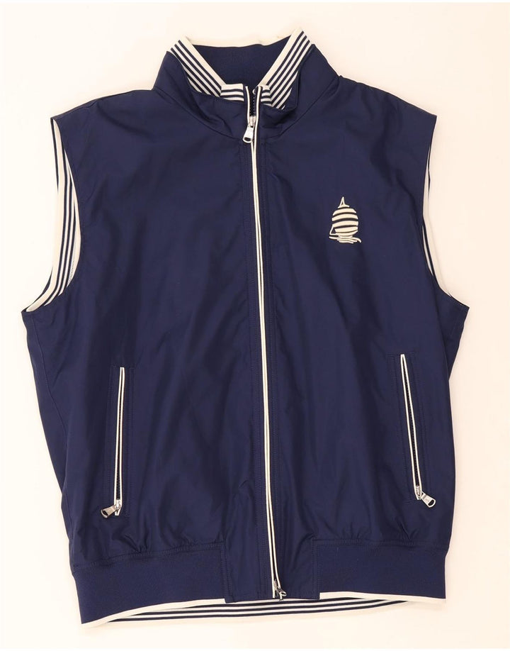 Gilet pentru bărbați Marina Yachting IT 54 2XL poliester bleumarin