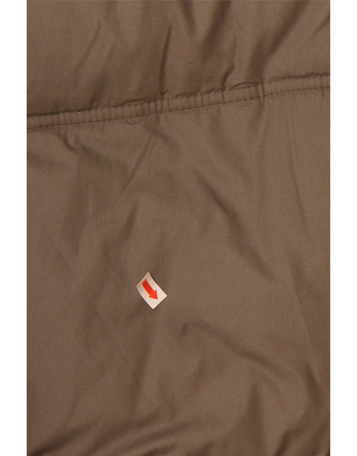 NORTH LANDS Mens Padded Jacket UK 42 XL Brown Cotton