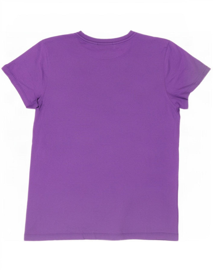 Tricou grafic pentru bărbați Under Armour Top din bumbac violet mediu