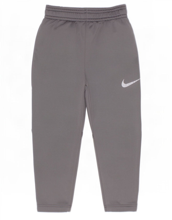 Pantaloni de trening Nike pentru bebelusi baieti 9-12 luni poliester gri