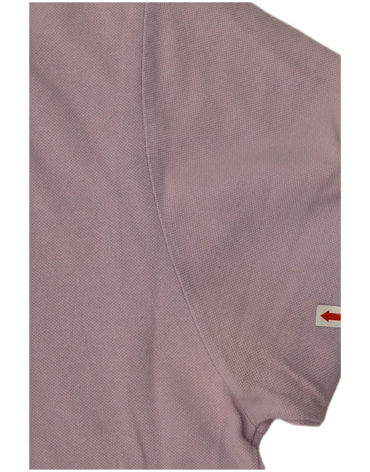 Cămașă polo Fred Perry pentru bărbați, bumbac violet mediu