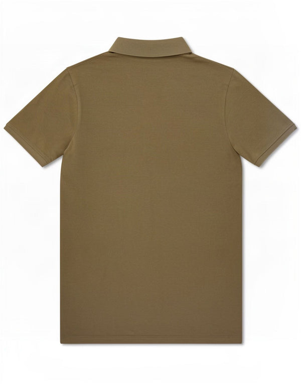 Tricou polo Jack & Jones pentru bărbați, bumbac kaki mare