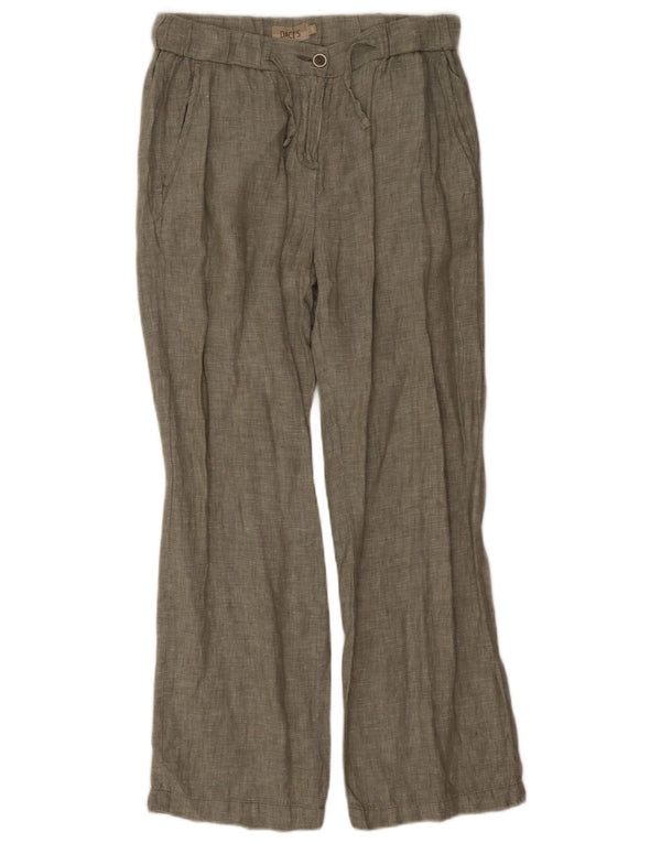 Dack's Womens Straight Chino Trousers Small W27 L28 Khaki