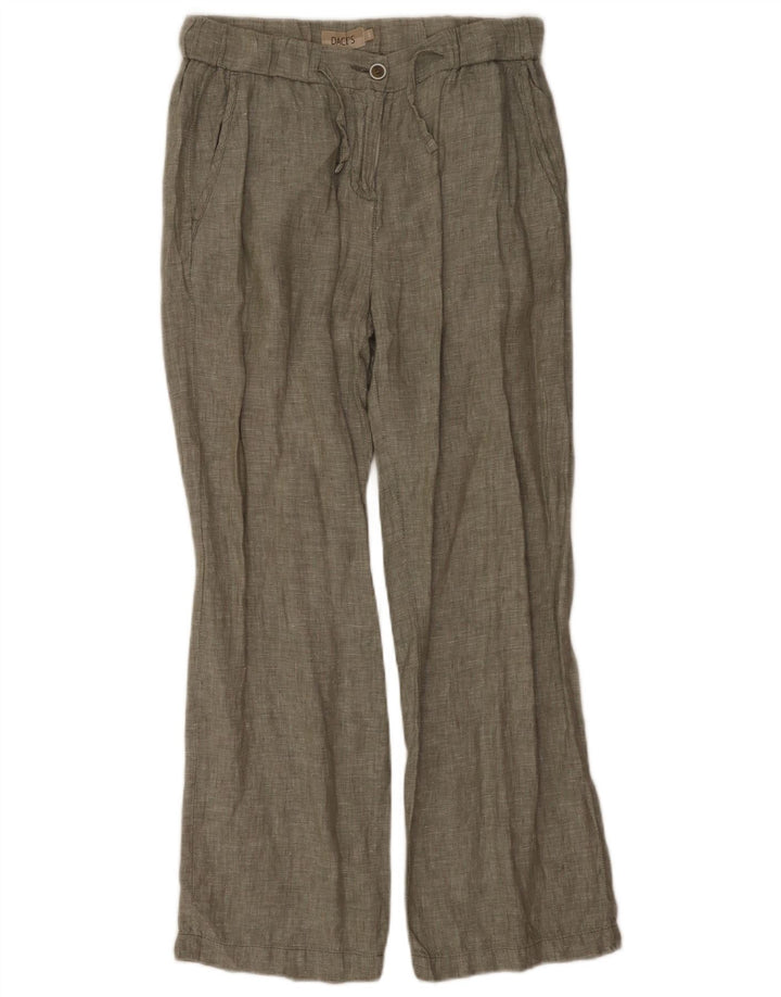 Dack's Womens Straight Chino Trousers Small W27 L28 Khaki