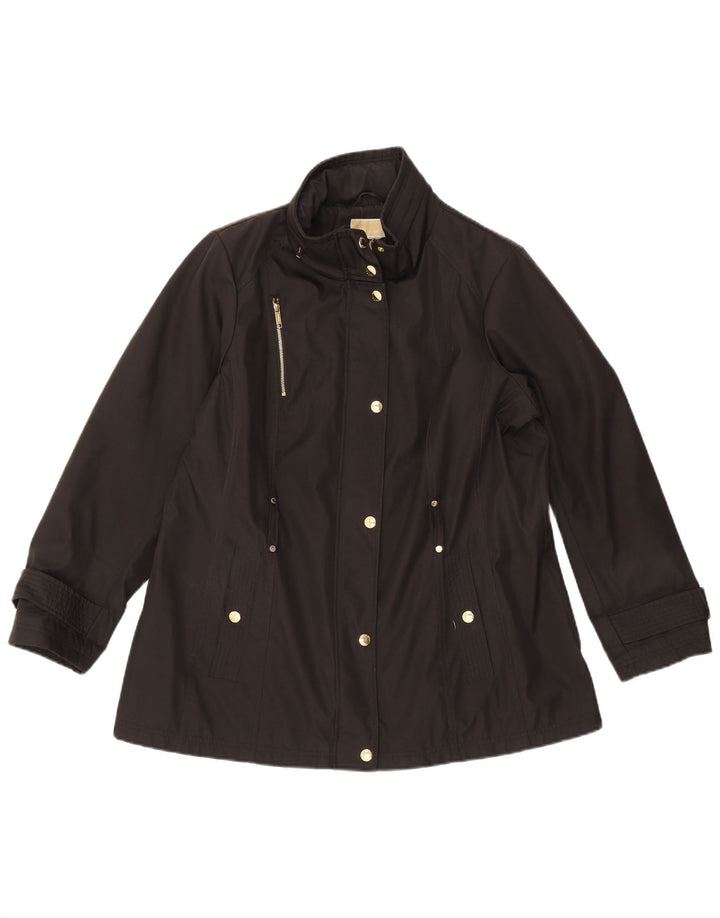 Jachetă cu glugă pentru femei Michael Kors, UK 18 XL, poliester negru