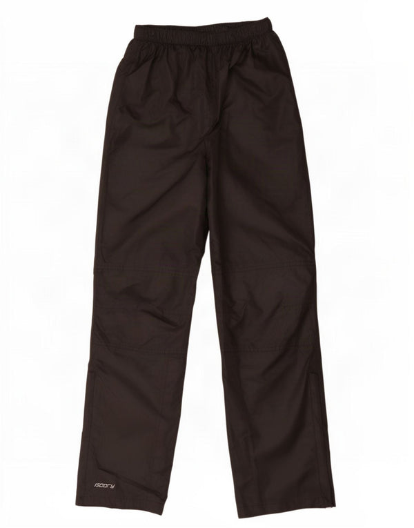Mountain Warehouse Pantaloni Impermeabili Baieti 12-13 Ani Poliester Negru