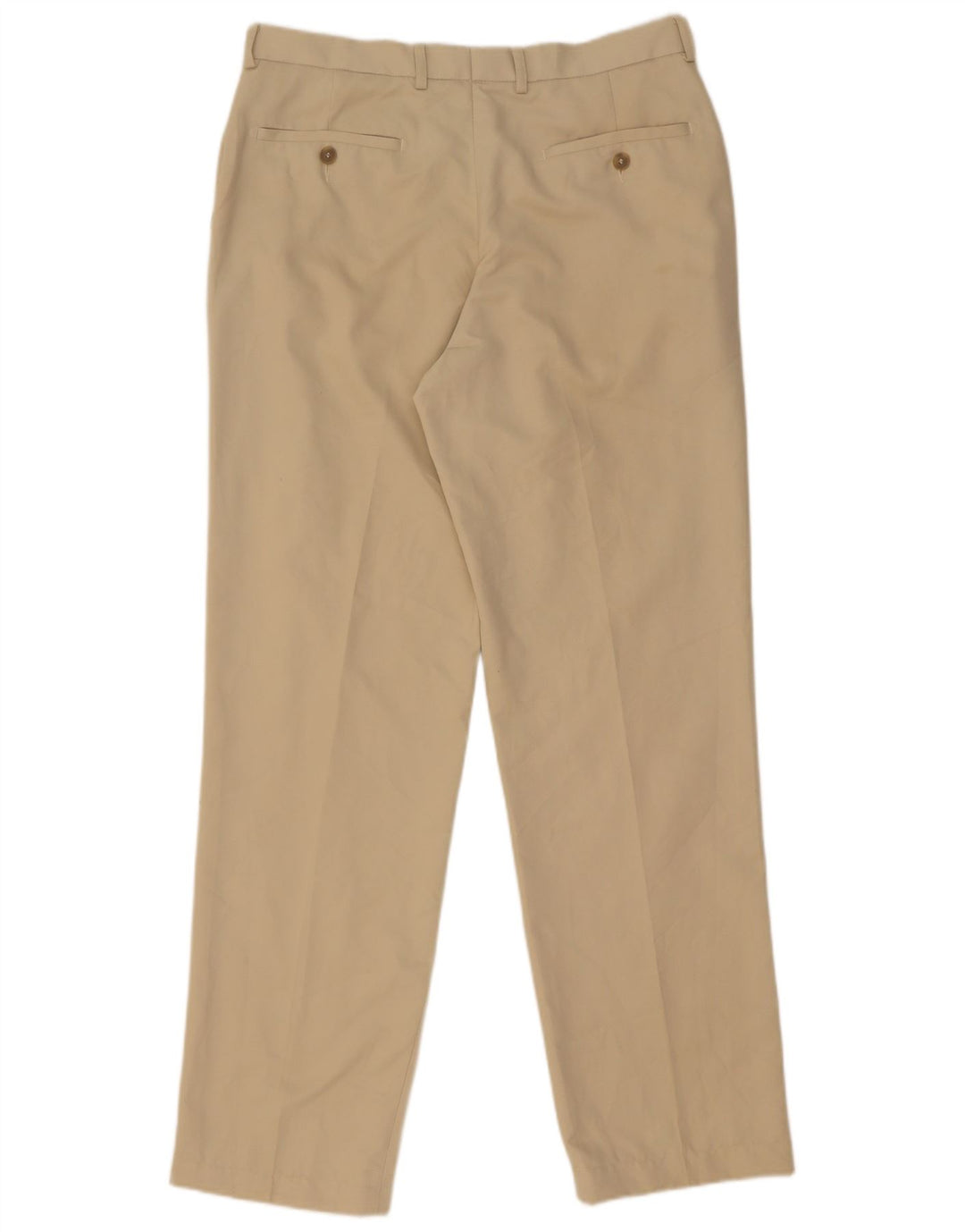 Pantaloni chino drepți pentru bărbați Marks & Spencer L34 L33 poliester bej