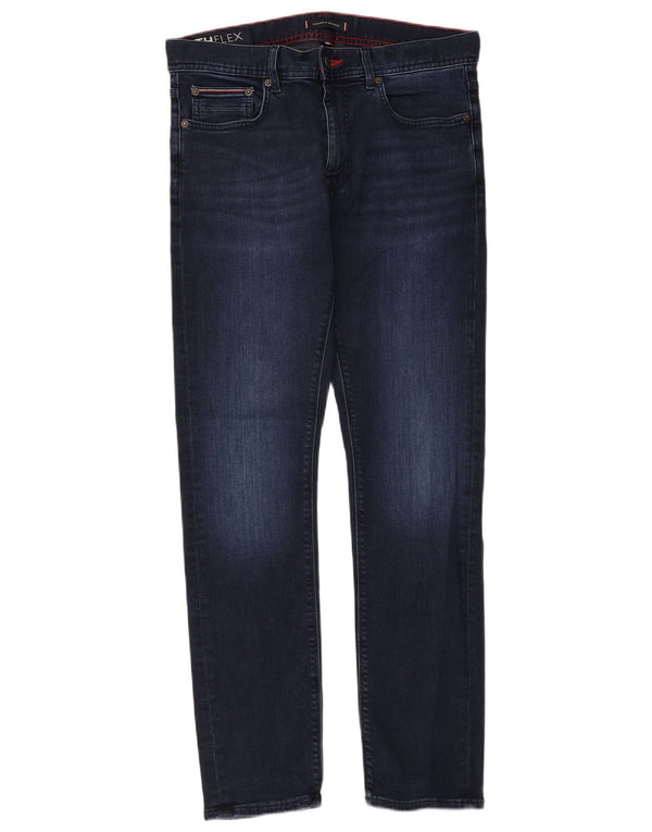 Blugi slim pentru bărbați Tommy Hilfiger W32 L30 bumbac bleumarin