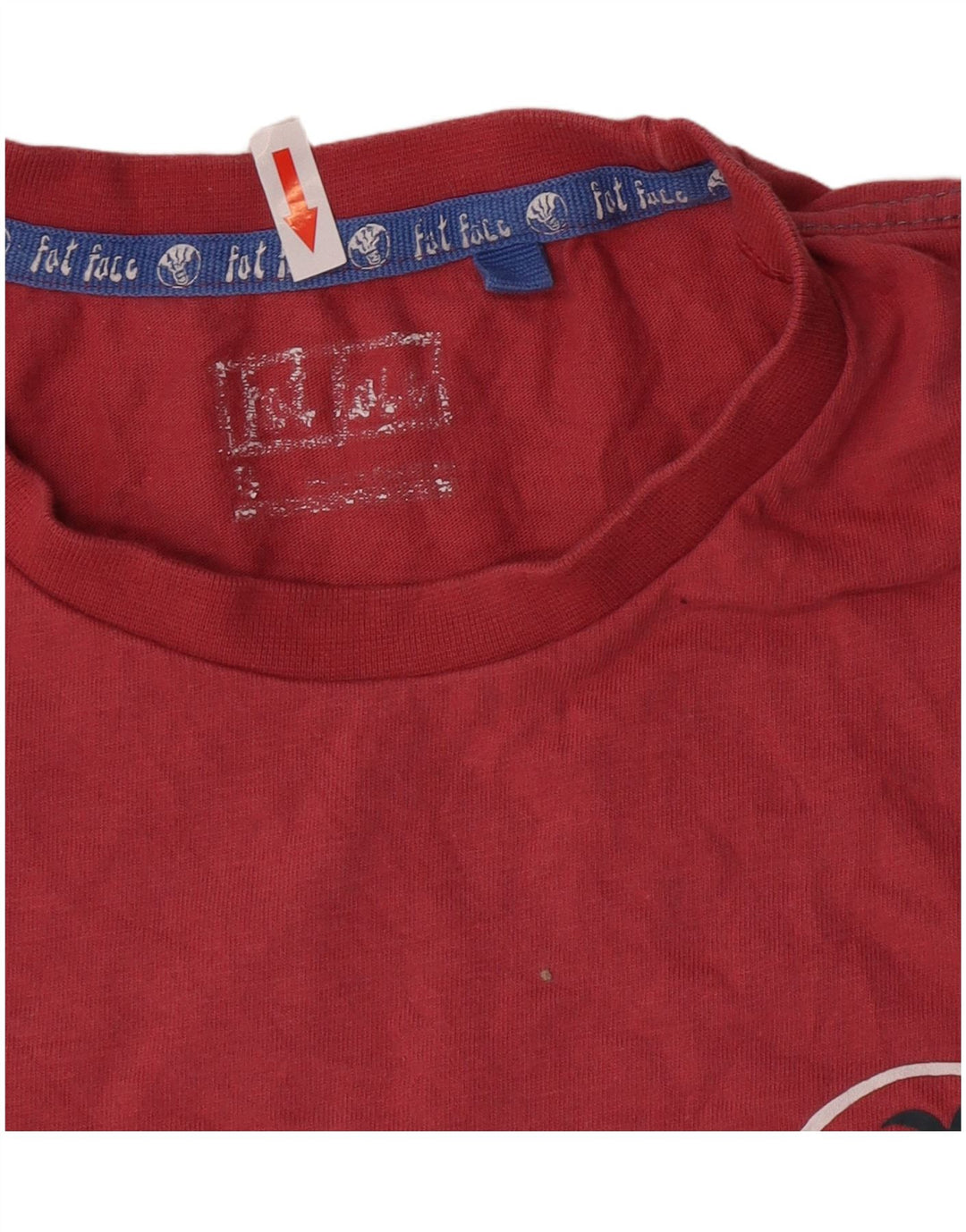 Tricou grafic pentru bărbați Fat Face Top mic, roz, bumbac, plajă