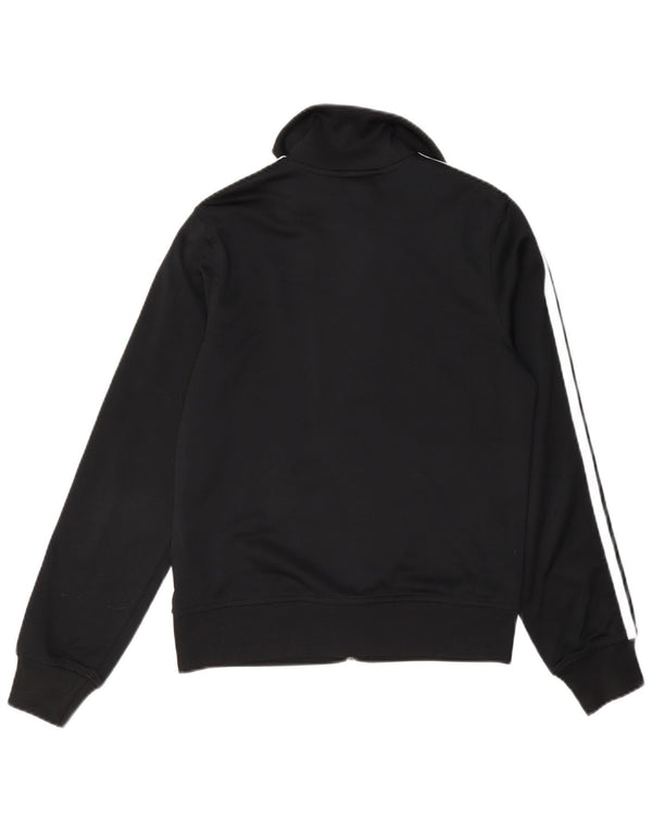 Jachetă de trening pentru femei Adidas UK 10 Poliester negru mic