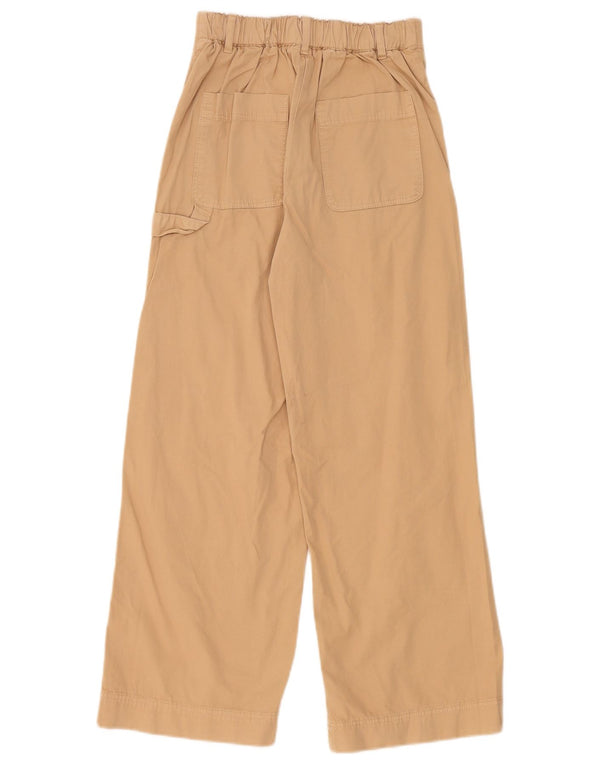 Pantaloni cargo largi cu talie înaltă pentru fete Zara 13-14 ani L22 L25 Bej