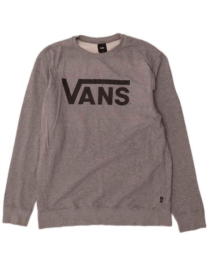 Hanorac grafic pentru bărbați Vans Jumper XL bumbac gri