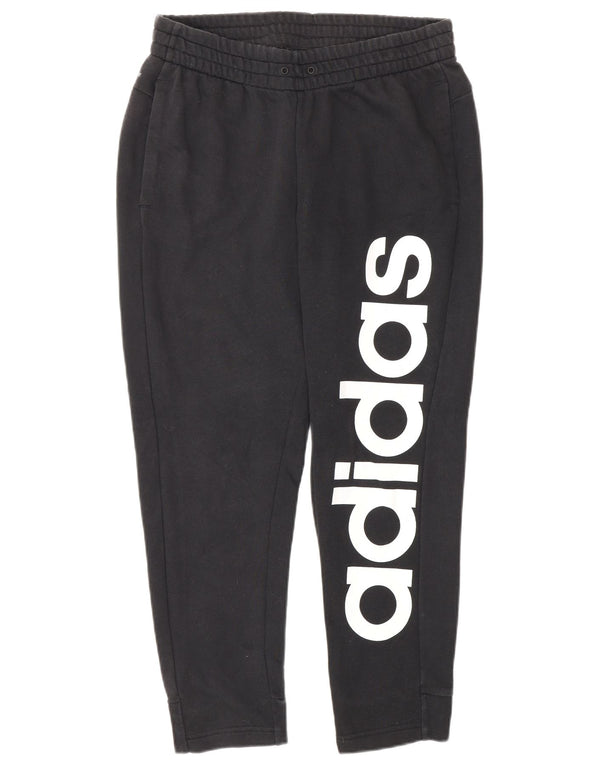Pantaloni de trening Adidas Climalite Graphic pentru femei UK 12 Medium Black