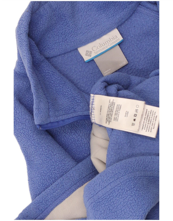 Jachetă fleece Columbia băieți 14-15 ani poliester albastru