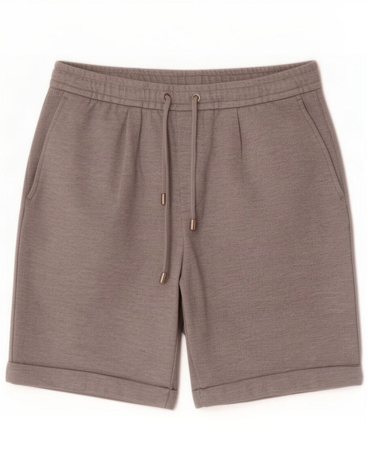 Pantaloni scurți chino pentru bărbați Zara Medium W31 Gri Poliester