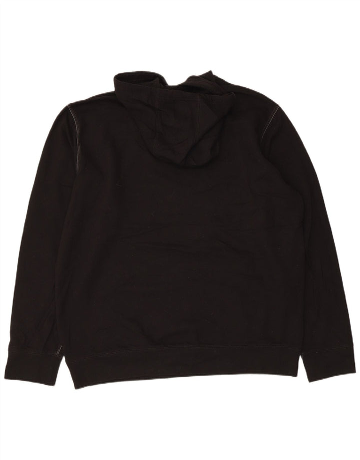 Pulover cu glugă pentru bărbați Eddie Bauer, mare, negru, bumbac