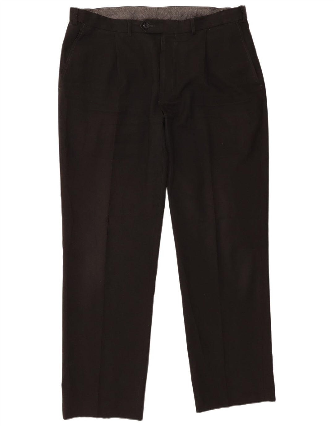 Pantaloni de costum pentru bărbați Marks & Spencer L36 L31 Poliester negru