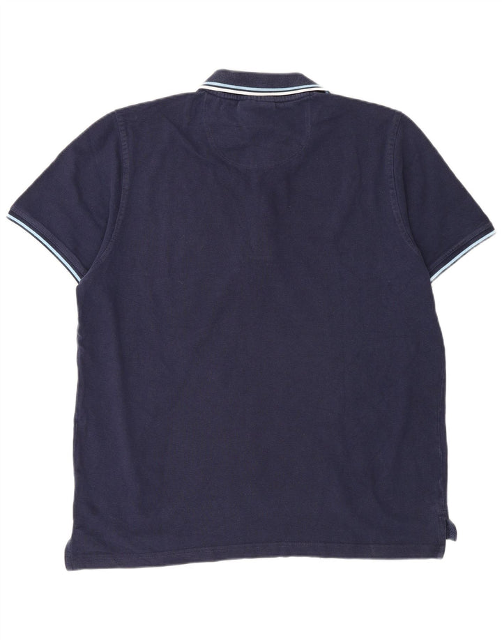 Cămașă polo pentru bărbați Pierre Cardin, cu formă regulată, mare, bleumarin