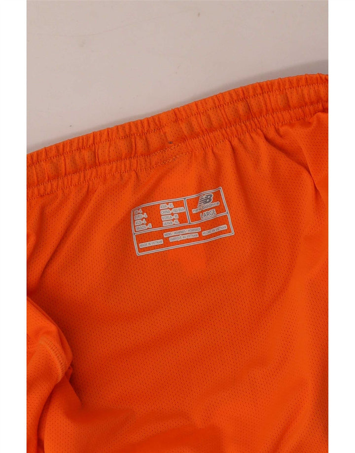 Pantaloni scurți sport New Balance pentru bărbați, mari, albastru, poliester