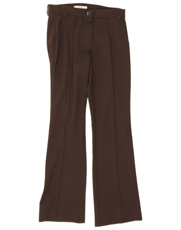 Marella Pantaloni chino pentru femei EMME Bootcut pegged UK 6 XS W26 L29 maro