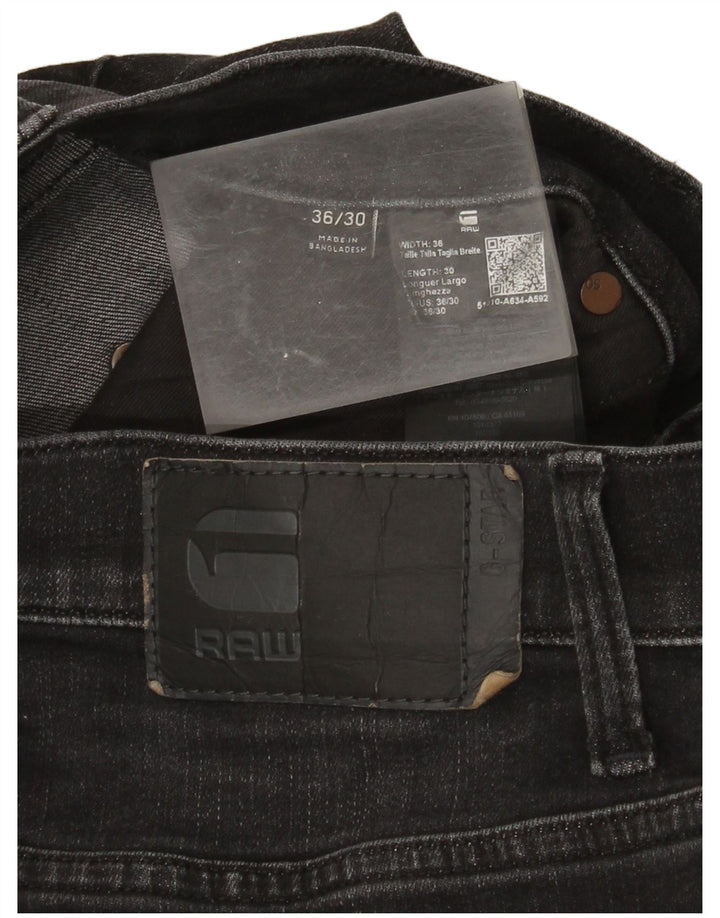 Blugi subțiri pentru bărbați G-Star W36 L30 bumbac negru