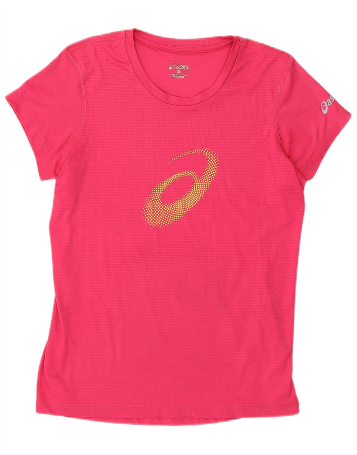 Tricou grafic Asics pentru femei Top UK 10 Small Pink