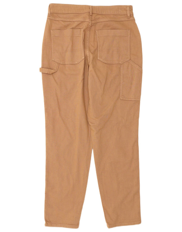 Pantaloni cargo conici pentru femei Fat Face UK 10 Small W28 L28 Maro Bumbac