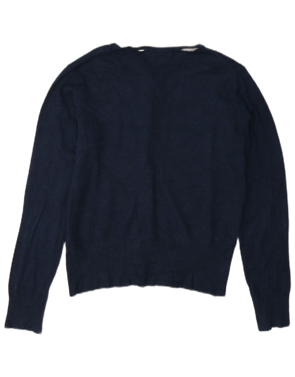 Pulover cardigan pentru femei Marks & Spencer UK 12 Medium Bleumarin