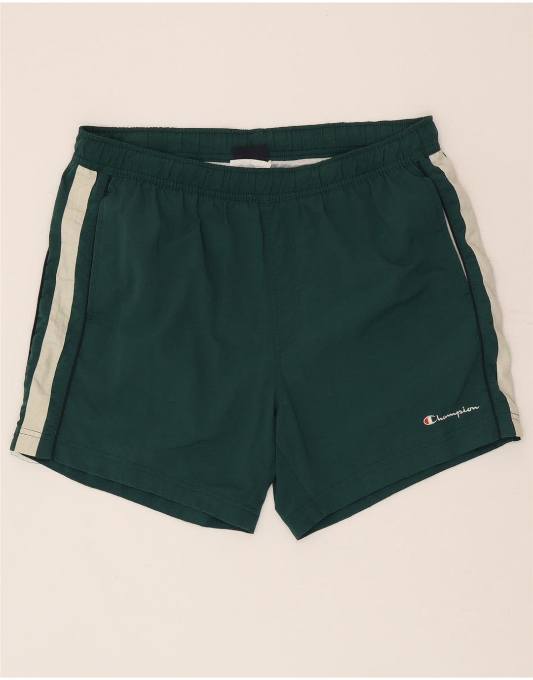 Pantaloni scurți de înot Champion pentru bărbați XL, verde, poliamidă color bloc