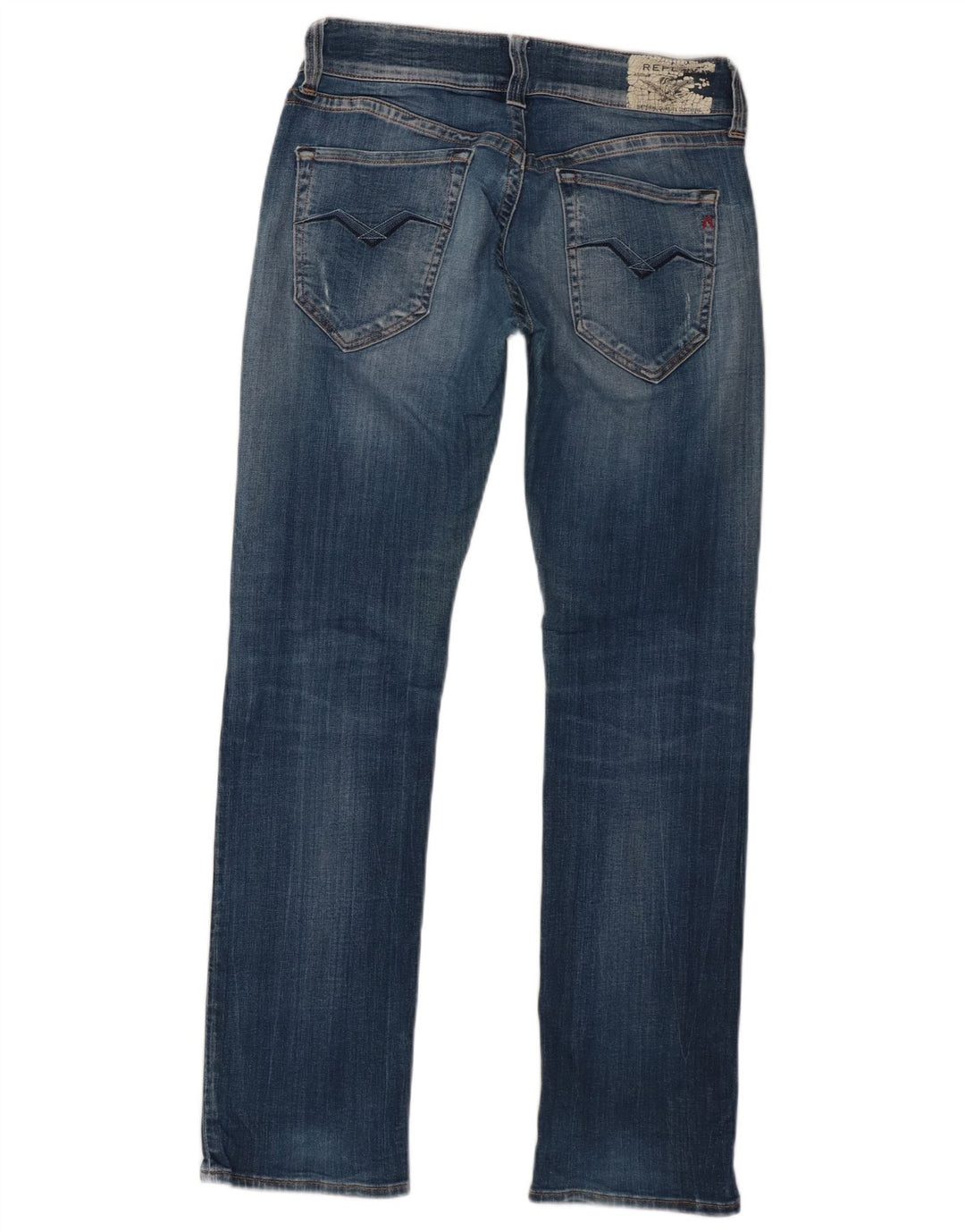 Replay blugi slim pentru femei W27 L30 bumbac albastru