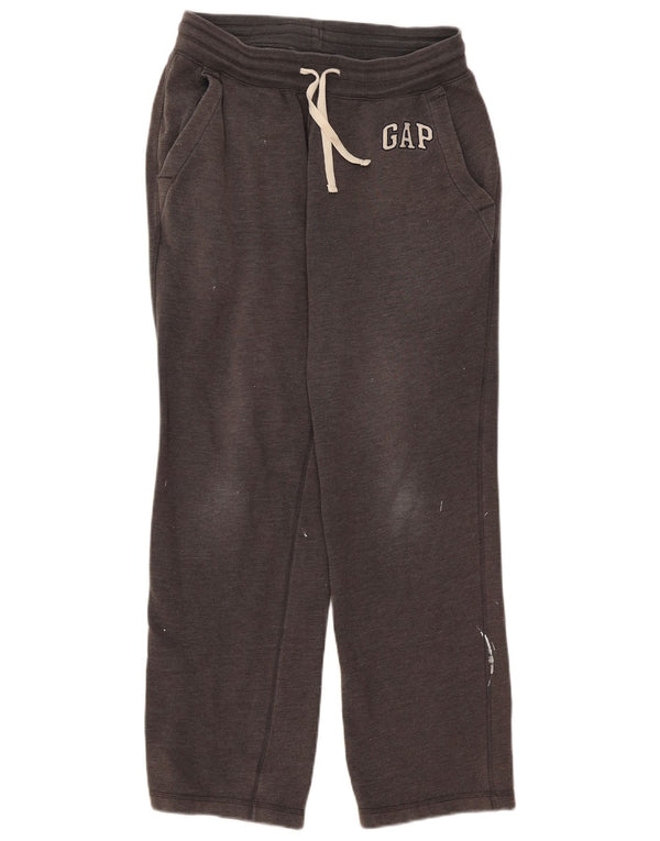 Pantaloni de trening Gap pentru femei cu grafică UK 14, bumbac gri mediu