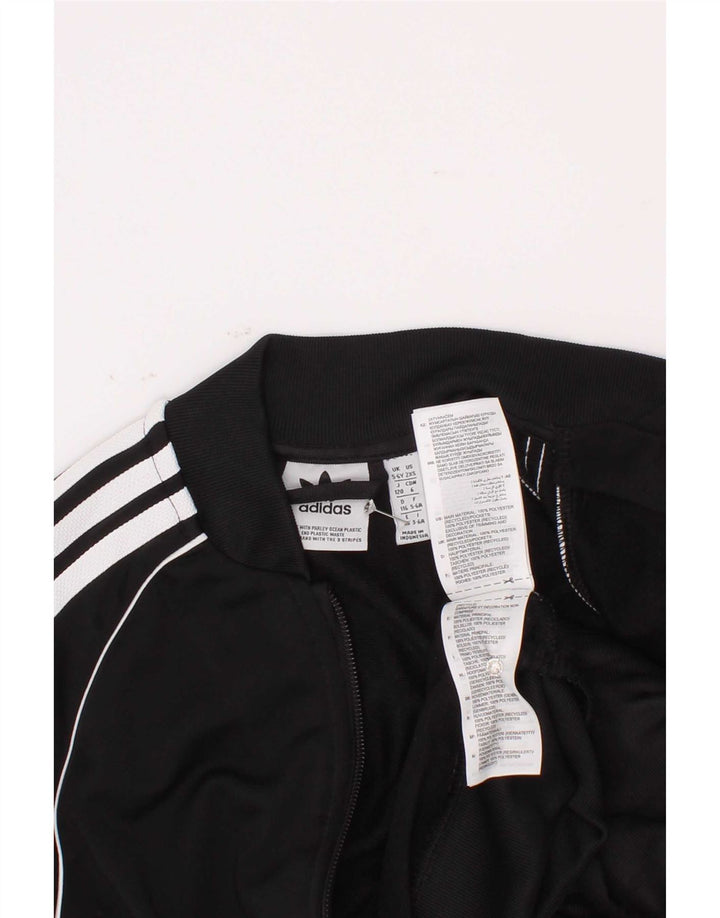 Jachetă Adidas Fete Trening Top 5-6 Ani Negru Poliester