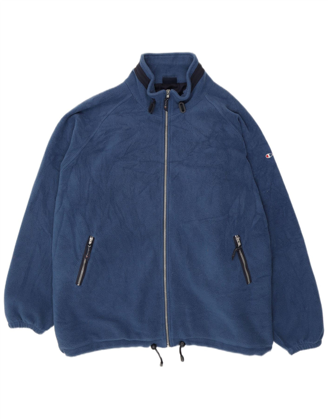Jachetă fleece pentru bărbați Champion UK 44 2XL Albastru Poliester