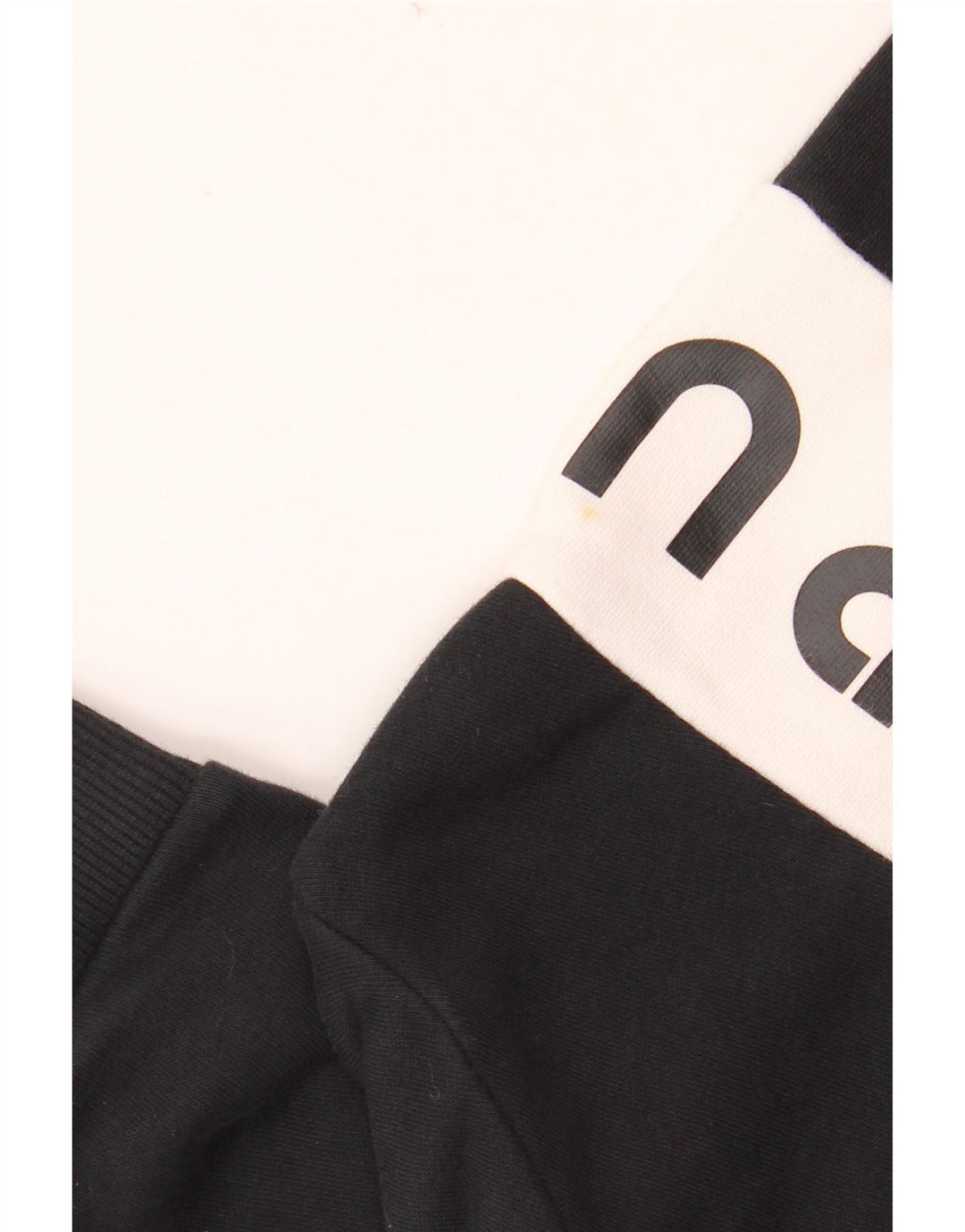 Pulover PUMA pentru fete Crop Graphic, 11-12 ani, bumbac negru color bloc