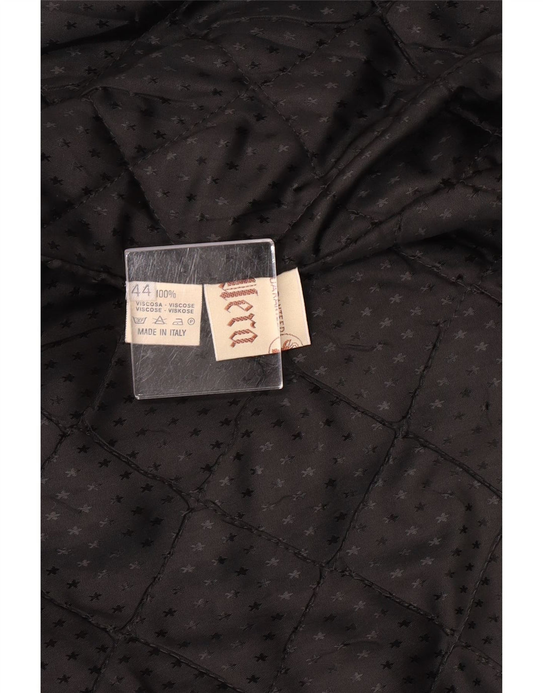 Palton supradimensionat din piele vintage pentru femei IT 44 Medium Black Leather Classic