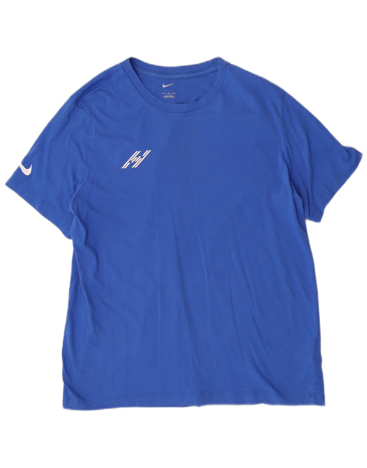 Tricou grafic pentru bărbați Nike Top XL Bumbac albastru