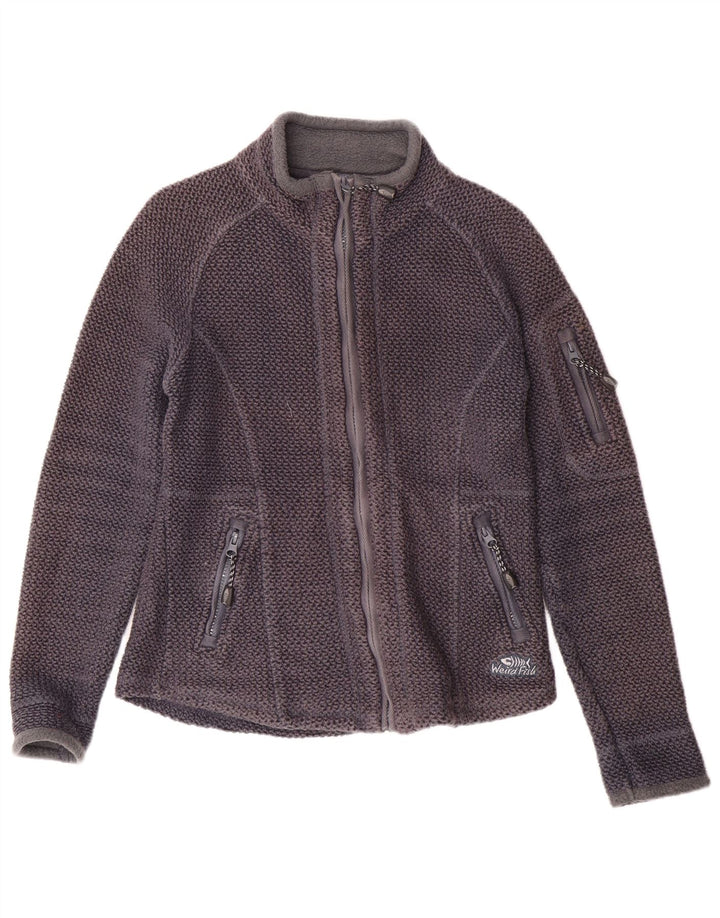 WEIRD FISH Jachetă de trening pentru femei UK 10 mic Bumbac bleumarin