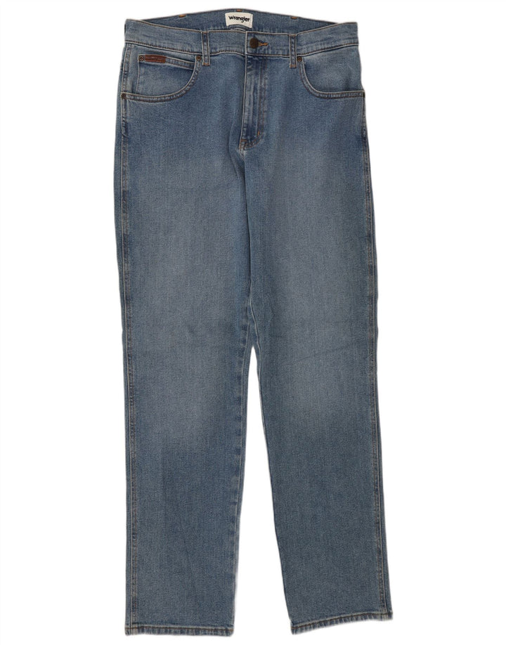 Blugi drepte pentru bărbați Wrangler Texas W34 L34 albastru