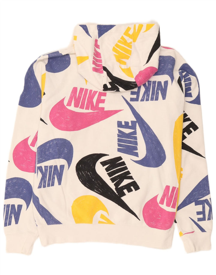 Pulover Nike Grafic pentru bărbați, bumbac alb mediu