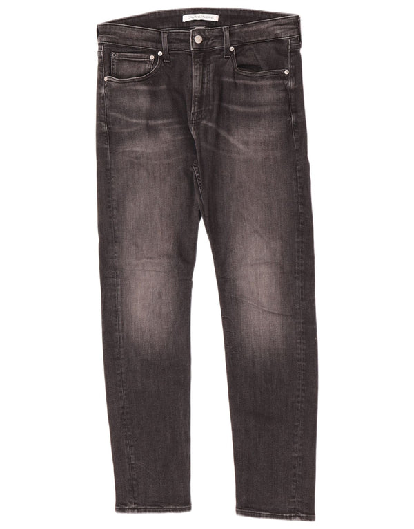 Blugi slim pentru bărbați Calvin Klein W32 L30 bumbac gri