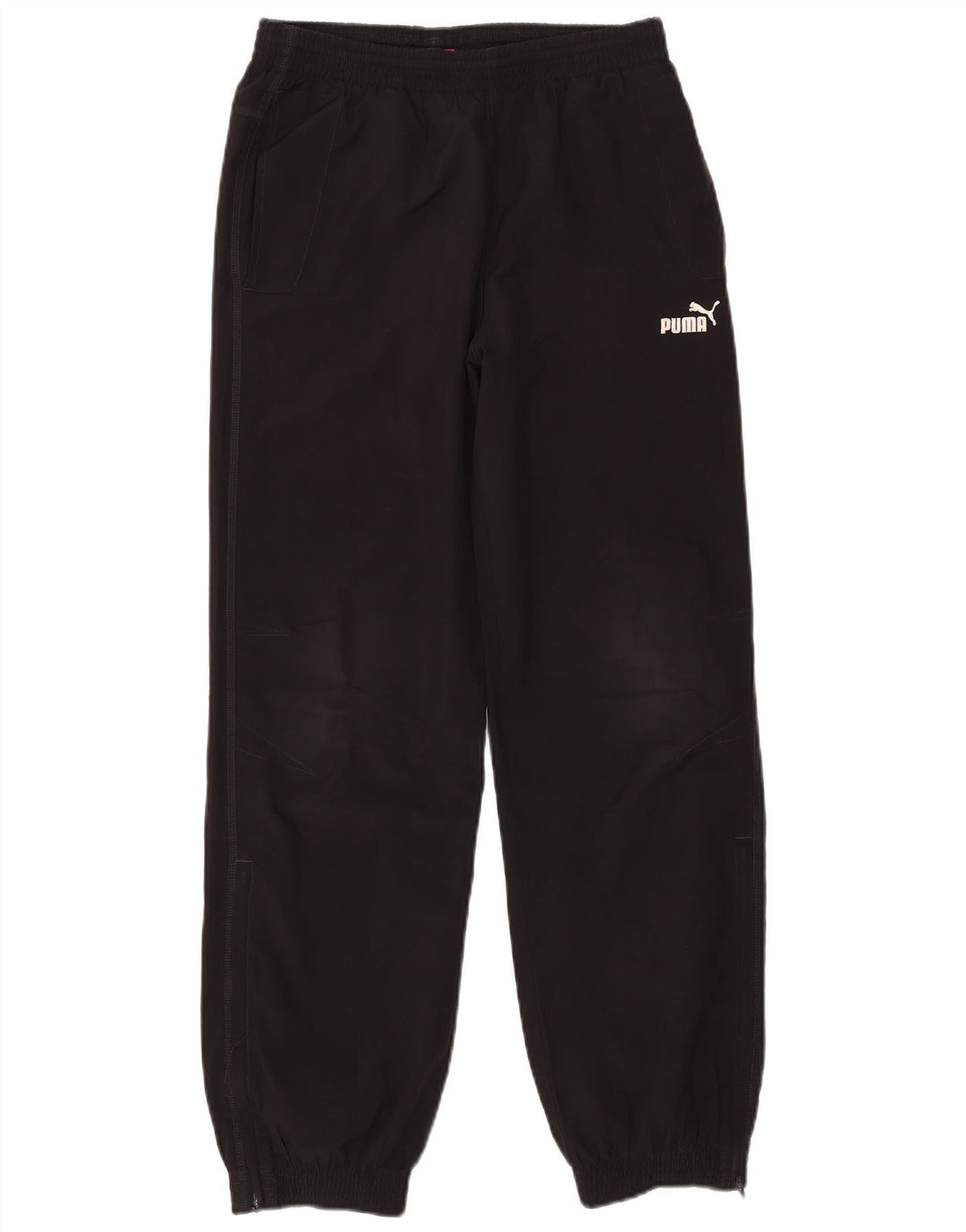 Puma Băieți Pantaloni De Trening Grafic Joggeri 13-14 Ani Poliester Negru