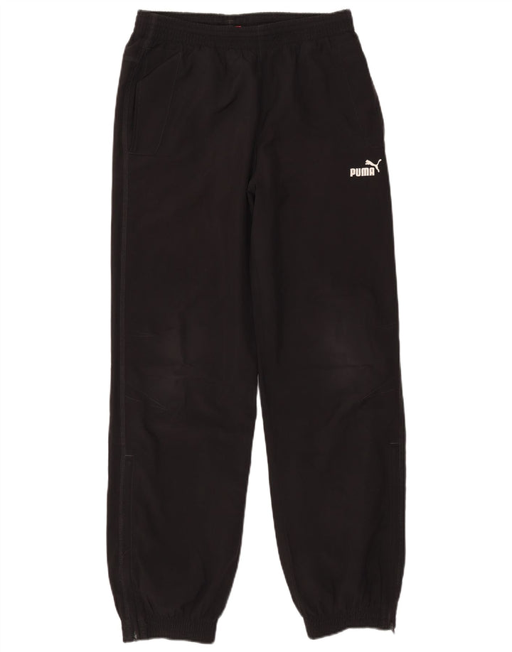 Puma Băieți Pantaloni De Trening Grafic Joggeri 13-14 Ani Poliester Negru