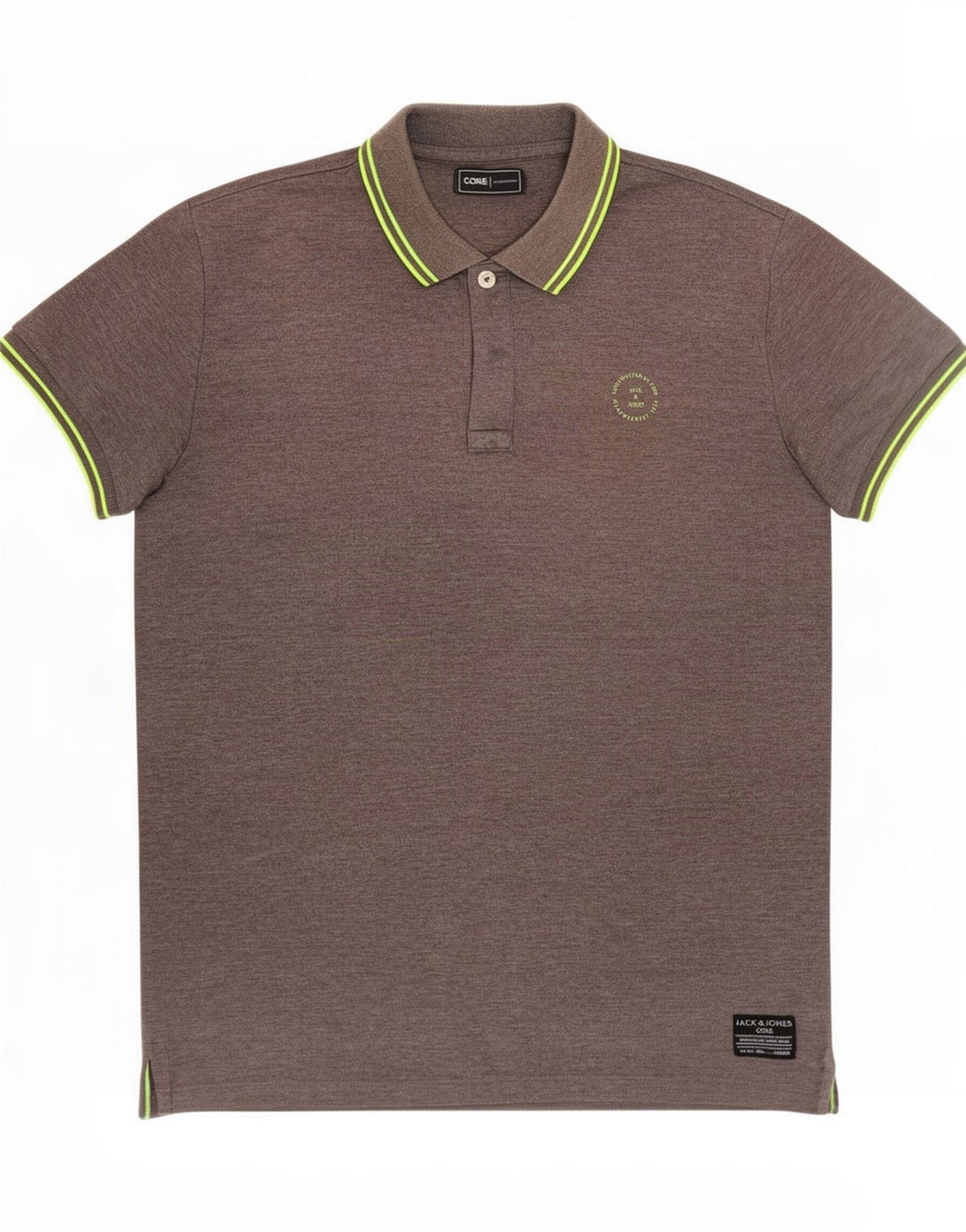 Tricou polo Jack & Jones pentru bărbați, gri mediu, poliester