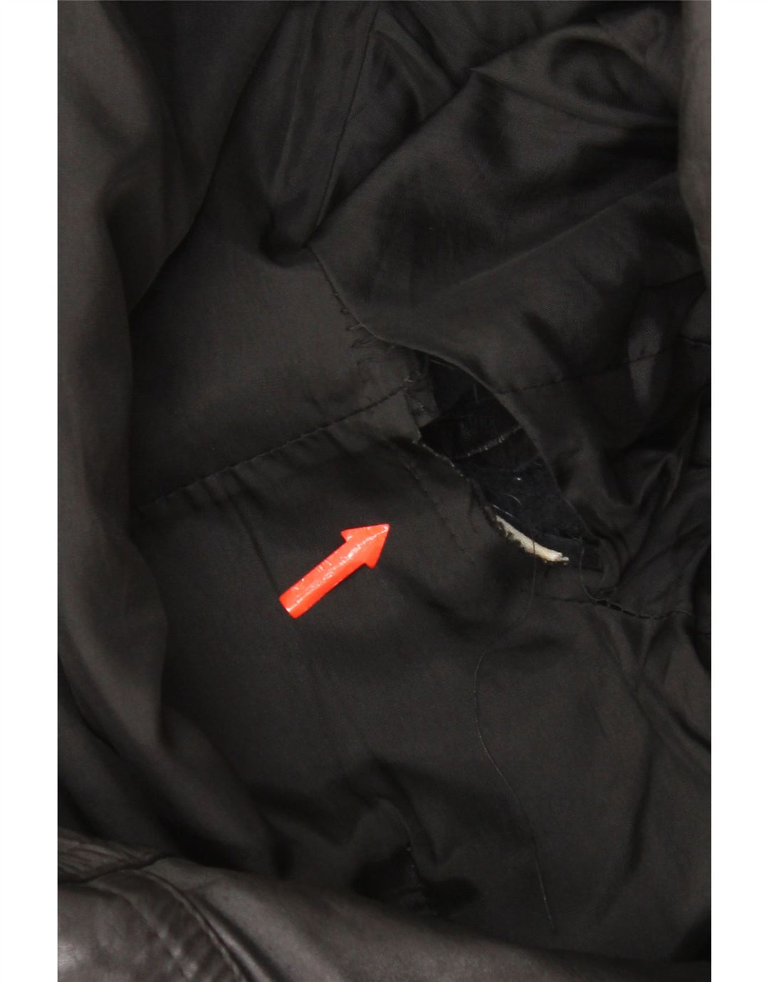 Jachetă de piele vintage pentru bărbați UK 38 Medium Black Leather