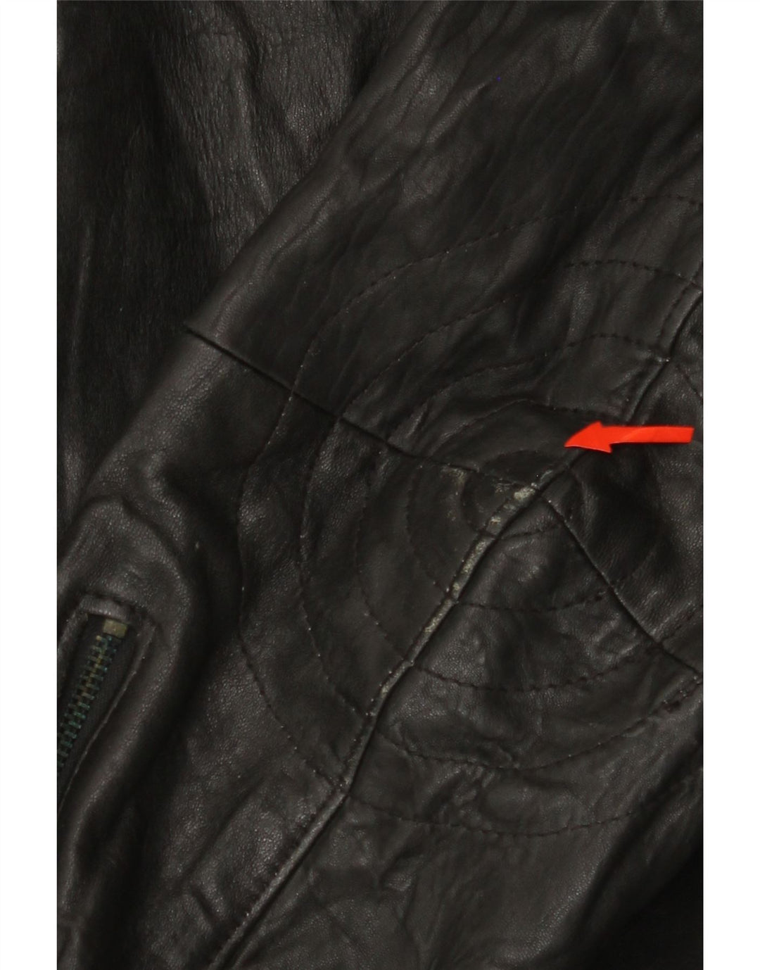 MISS JOY Jachetă Biker din piele pentru femei IT 42 Medium Black Leather