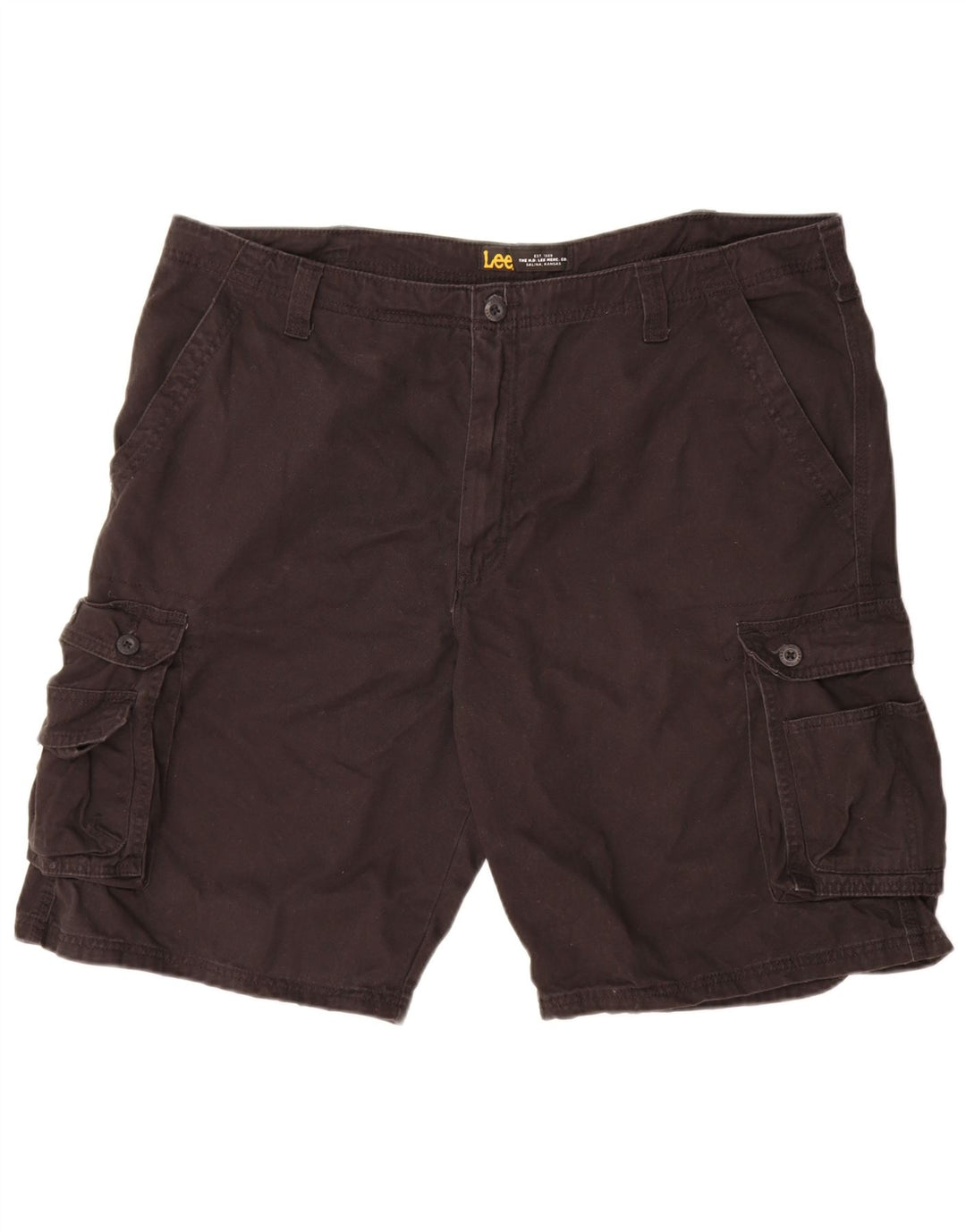 Pantaloni scurți cargo pentru bărbați Lee W42 2XL bumbac negru