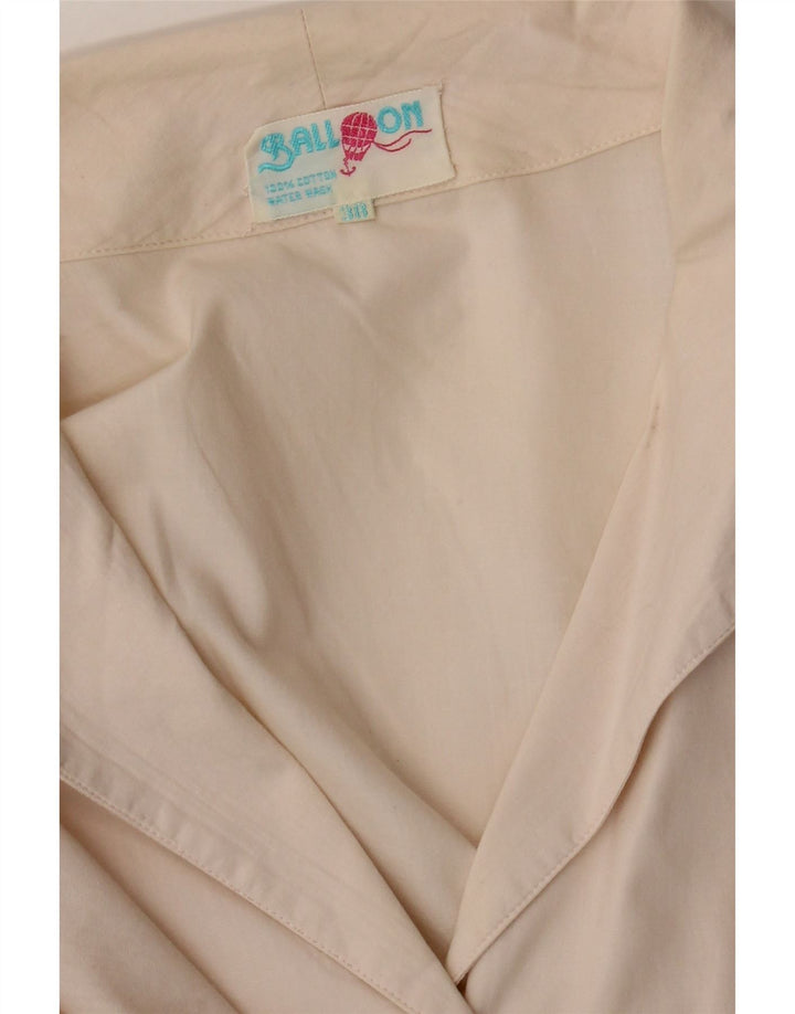BALLOON Womens Short Sleeve Shirt Blouse EU 38 Medium Beige Vintage Balloon and Second-Hand Balloon from Messina Hembry 