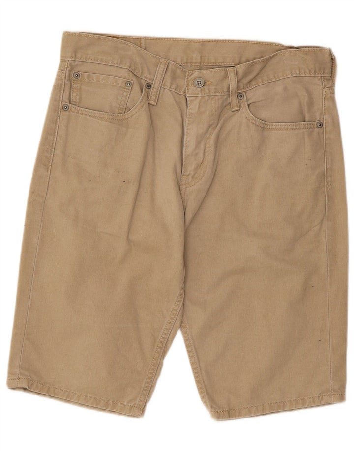 Pantaloni scurți casual Levi's 511 pentru bărbați W32 bumbac mediu bej
